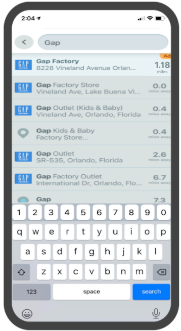 retail search